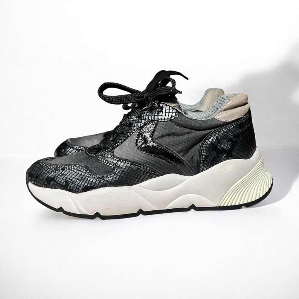 🌻NEW Voile Blanche SHEEL Reptile Effect Leather Sneaker Size 39 7.5 $265 Retail